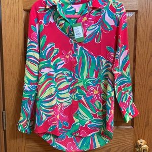 Lilly Pulitzer silk blouse